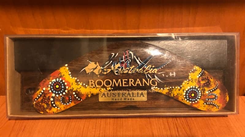 Hand made, signed , original Australian BOOMERANG 0