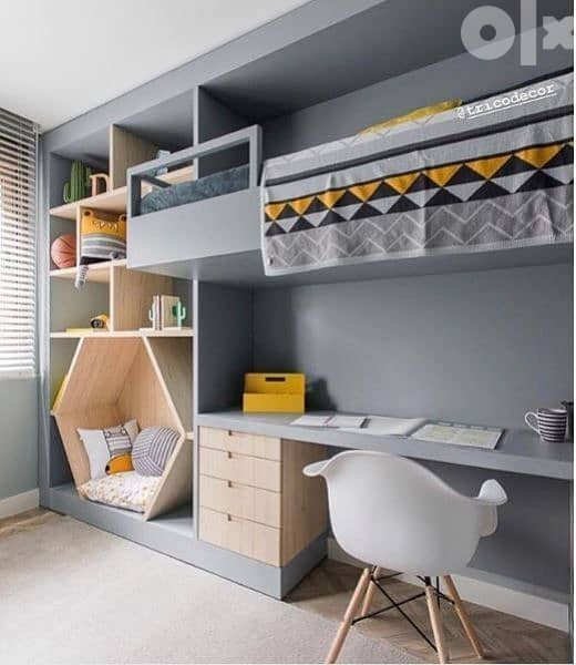 kid bedroom غرفة نوم تفصيل 19