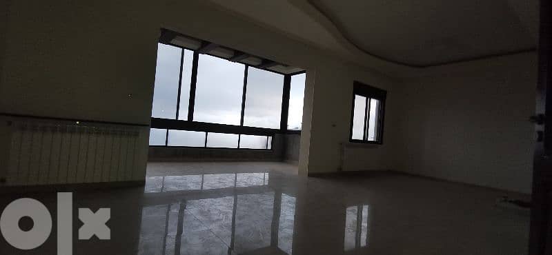 for rent ballouneh ajaltoun 170m 3 bed chaufage 450$ 1