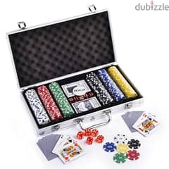 Poker set 100 to 500 chips
