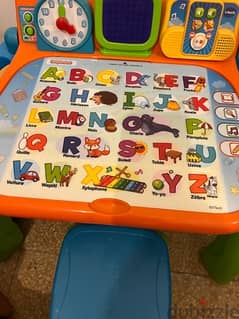 educational French table vtech 3 in 1