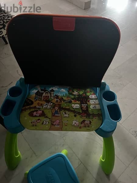 educational French table vtech 3 in 1 4