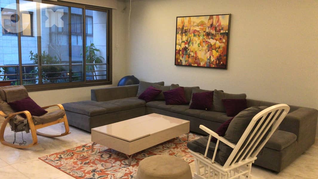 L10873- Apartment for Rent In Achrafieh- 24 Hr Electricity 1