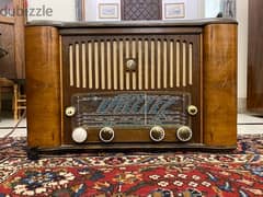 vintage swedish radio and record player