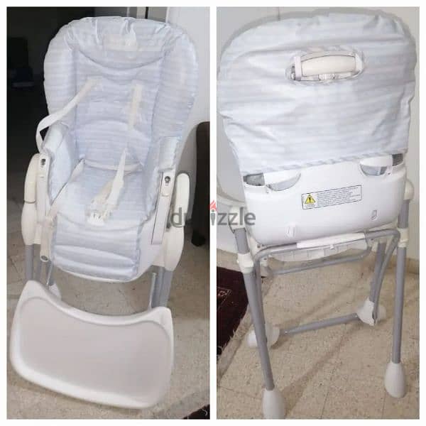 High chair- tartine et chocolat- like new/barely used 1