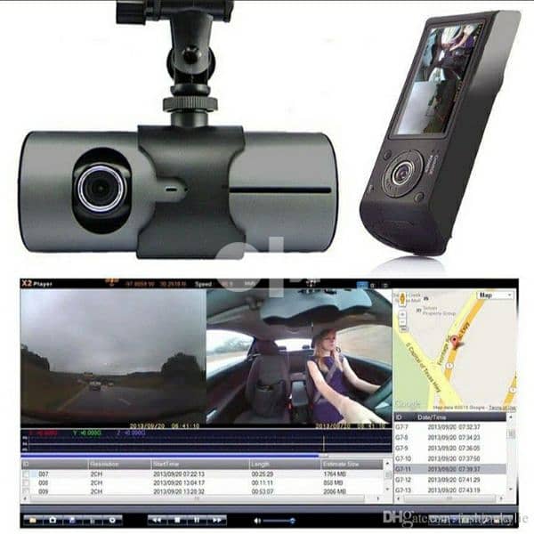 Sonik Dual Camera Car Vehicle DVR SNK-R300 5