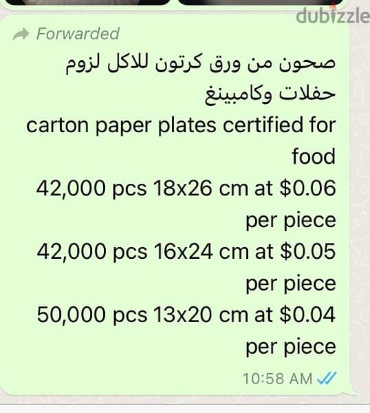 Organic Cartoon Plates (food service) / 134000 pieces 5