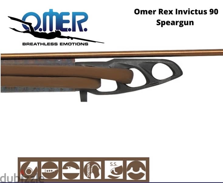 Omer Invictus Spearfishing spear for diving scuba arbalete 3