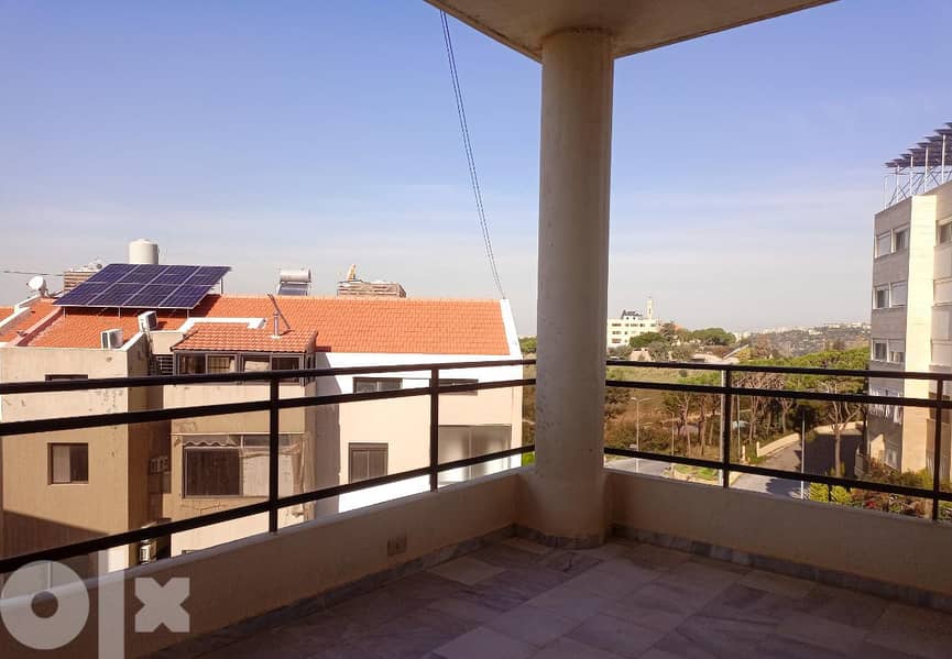 Semi-furnished apartment for rent in Bsaba 0