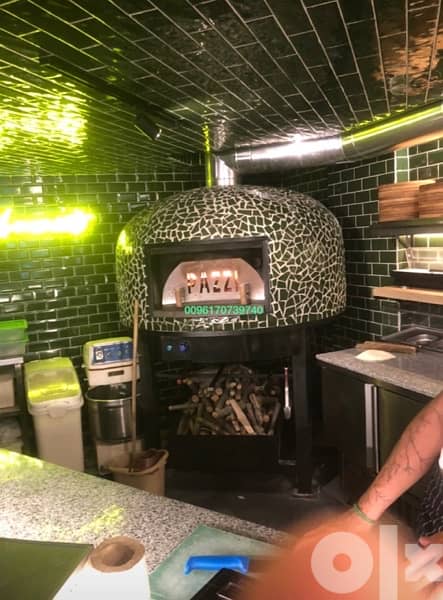 فرن بيتزا حطب -  Wood fired pizza oven 4