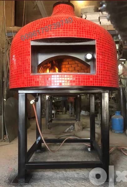 فرن بيتزا حطب -  Wood fired pizza oven 7