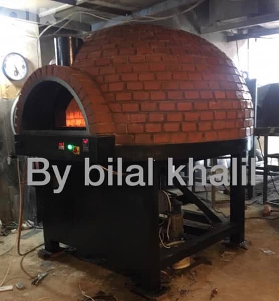 فرن بيتزا حطب -  Wood fired pizza oven 11