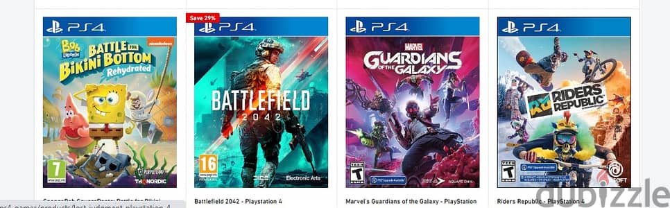 PS4 Games for Sale