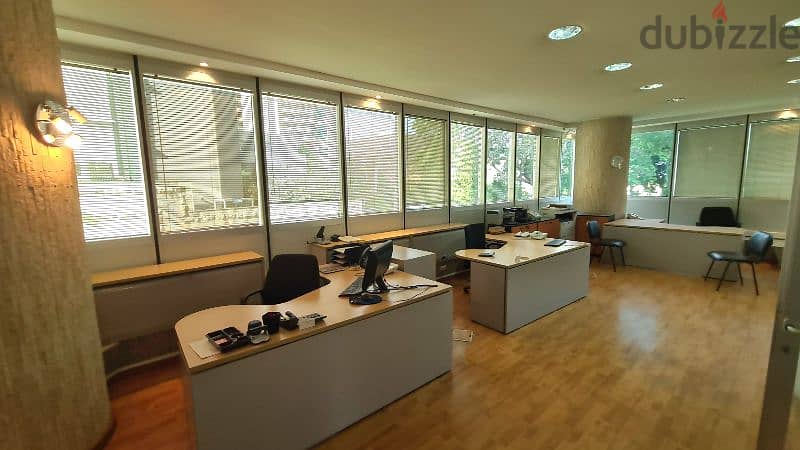 Office 184m², Furnished,GF, For Rent, Prime Location in Sin El Fil #PH 0