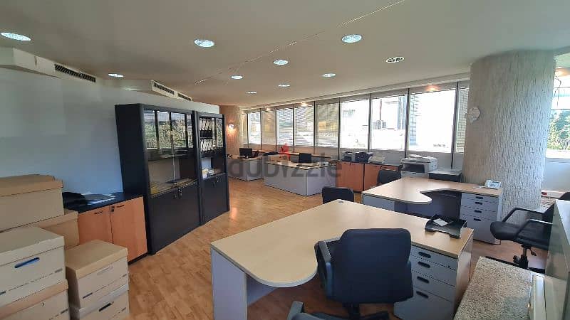 Office 184m², Furnished,GF, For Rent, Prime Location in Sin El Fil #PH 1