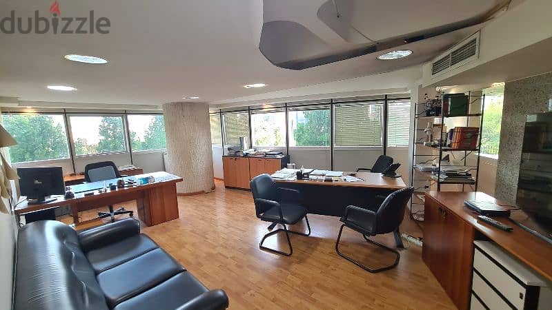 Office 184m², Furnished,GF, For Rent, Prime Location in Sin El Fil #PH 2