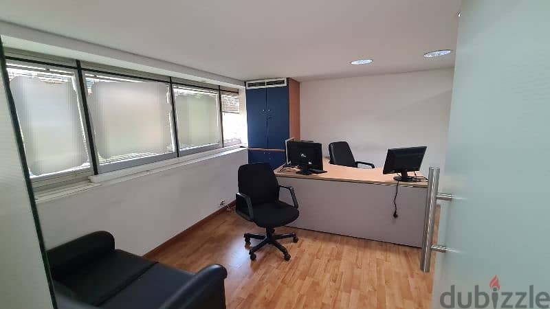 Office 184m², Furnished,GF, For Rent, Prime Location in Sin El Fil #PH 4