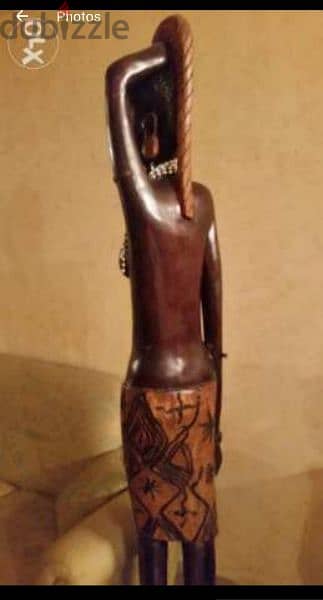 old statue strong wood  weight 50 k 1