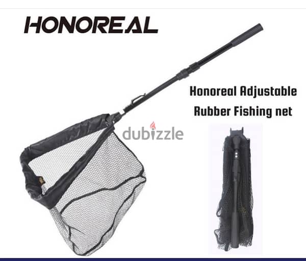Honoreal foldable fishing net rubber عب للصيد - Water Sports
