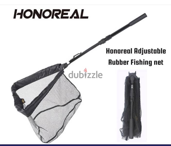 Honoreal foldable fishing net rubber عب للصيد - Water Sports & Diving -  114951487