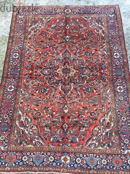 سجاد عجمي. Persian Carpet. Hand made. Antique. أنتيك 0