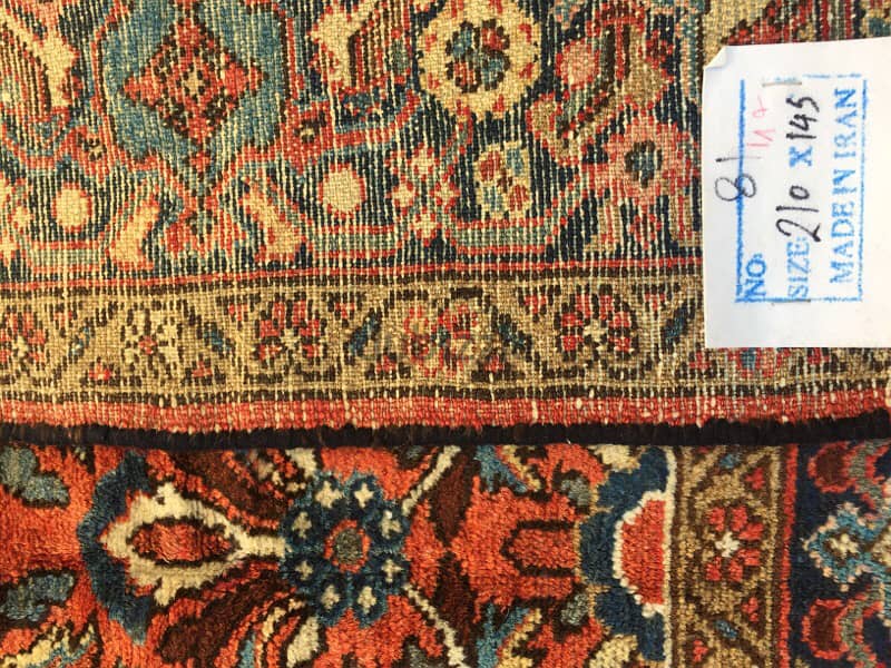 سجاد عجمي. Persian Carpet. Hand made. Antique. أنتيك 7