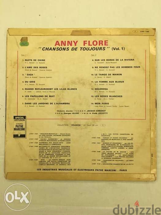 vinyl lp ANNY FLORE 1