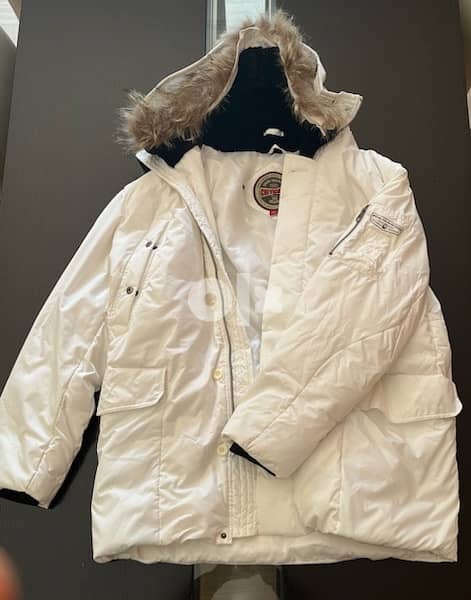 Chevignon White Parka 1