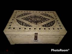 19th. century Anglo-Indian vizagapatam Ivory box 0