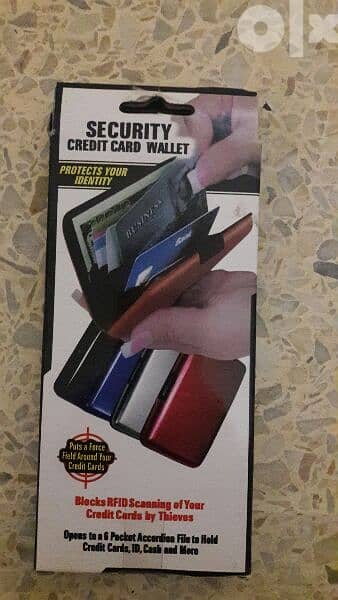 classy wallet dark honey color - new not used 4
