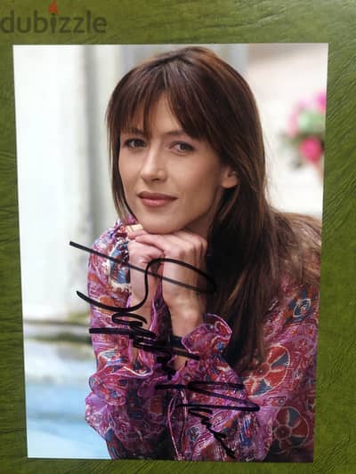 Sophie Marceau Authentic Autograph