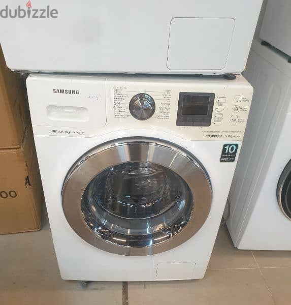 washing machine sumsung vrt digital inverter 12 kg ecobubble غسالة 2