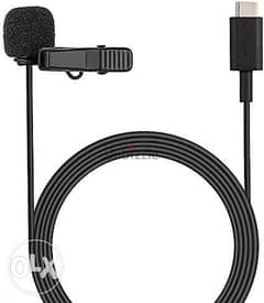 lapel microphone for type-c, omnidirectional lavalier mic 0