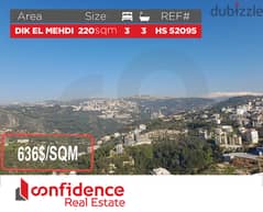FULLY DECORATED 220 SQM Apartment in DIK EL MEHDI! REF#HS52095 0