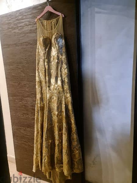 long gold dress 3