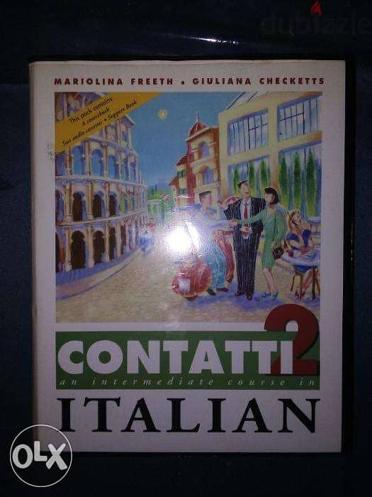 Learn italian intermediate level book + tapes new never used 2