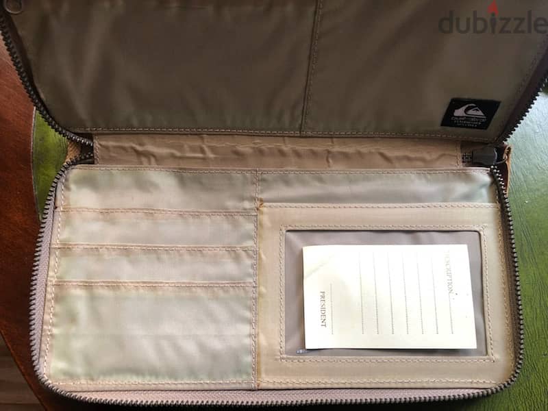 1999 QUICKSILVER leather travelers wallet 2