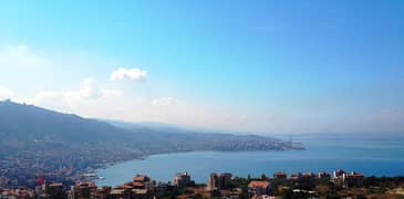 1350 SQM Land in Adma, Keserwan with Full Sea and Mountains View