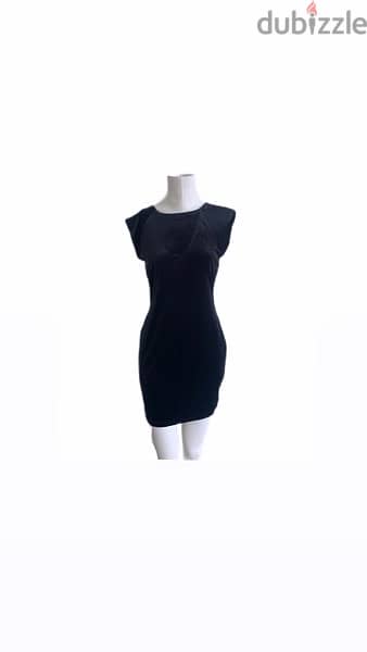 AX Paris black velvet classy dress 1