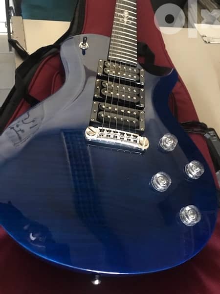 PRS SE ZACH MYERS Royal Blue Special w case 0