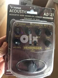 Behringer ADI21 V-Tone acoustic amp modeler/direct box