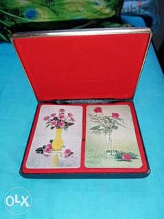 Vintage rare 2 playing card sets