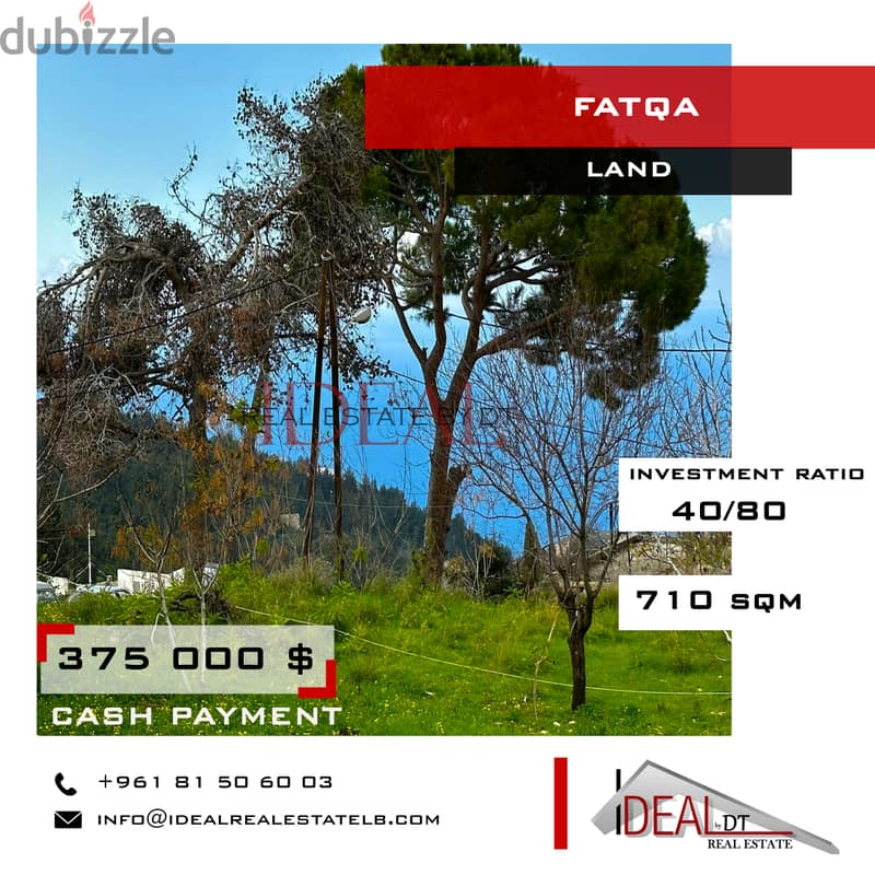 land for sale in fatqa 710 SQM REF#FD38071 0