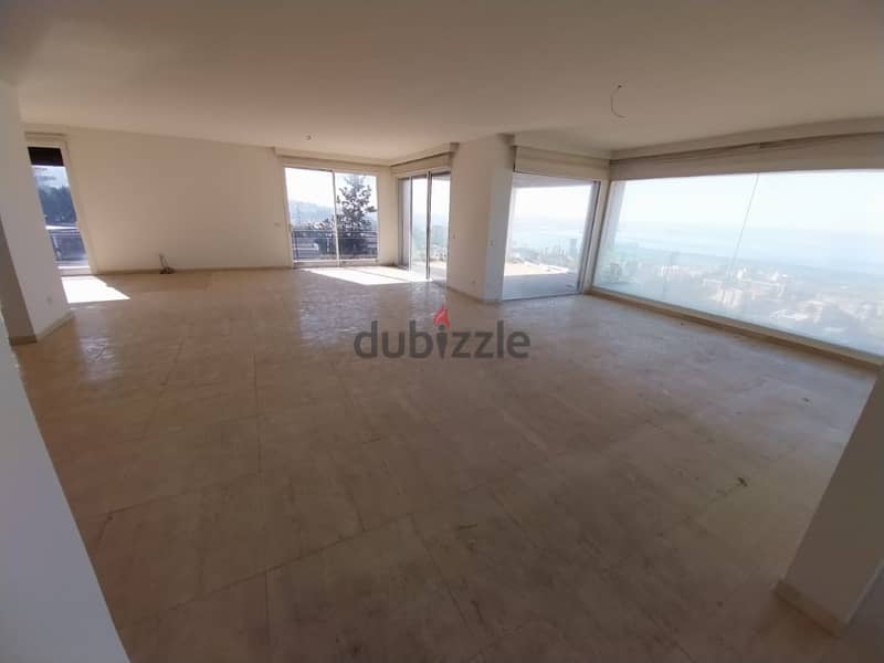 520 Sqm + Terrace | Apartment For Rent In Rabieh | Sea View 13
