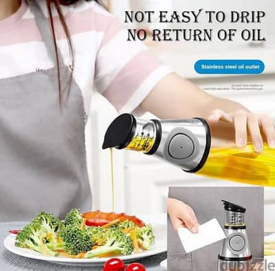 automatic leakproof oil bottle dispenser