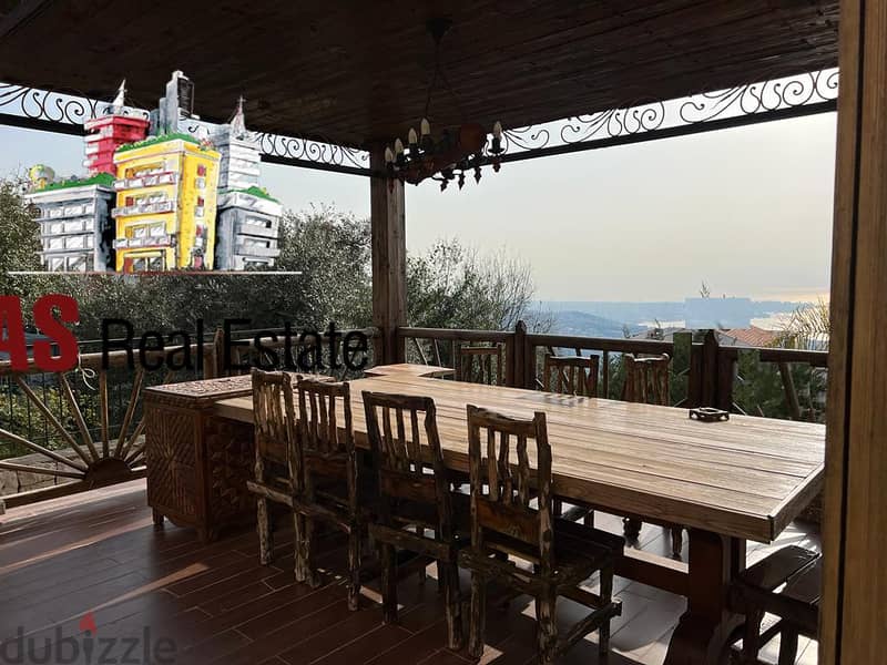 Ballouneh 475m2 Flat | 400m2 Garden | Fully Furnished | Unique | 0