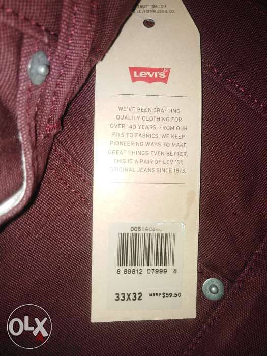 Levi's jeans 514 original size W33. L32 5