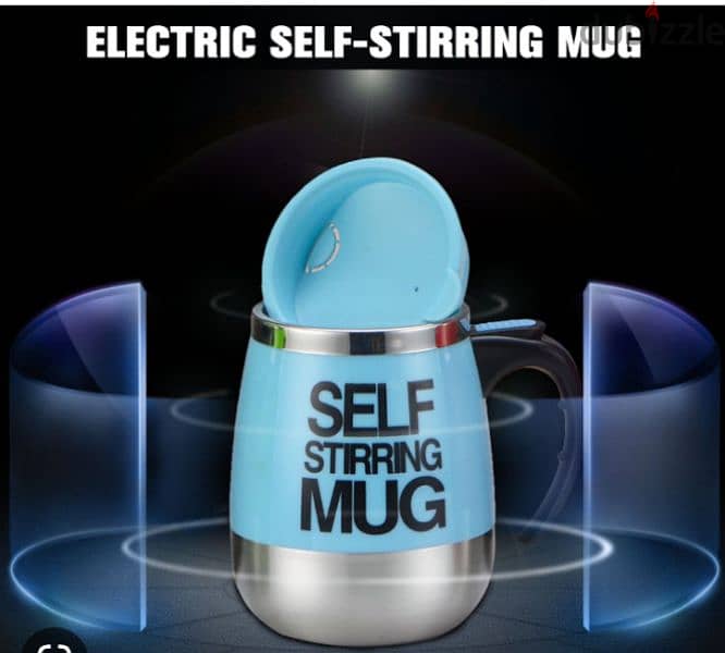 self sterring stainless steel mug 4