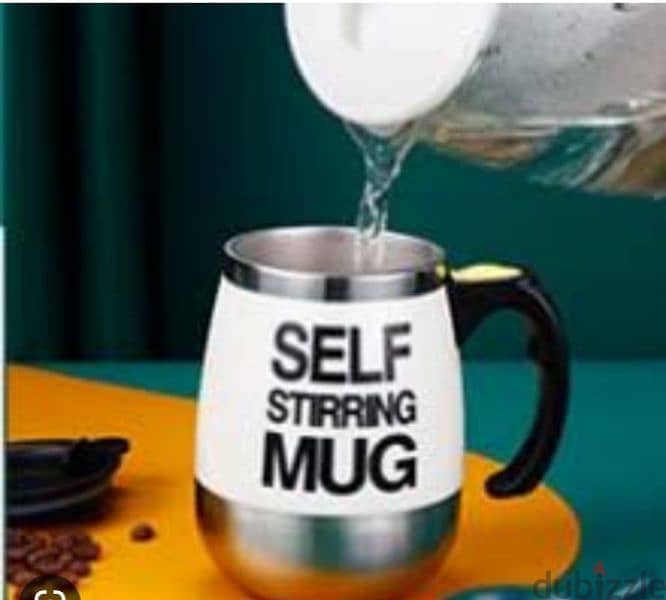 self sterring stainless steel mug 5