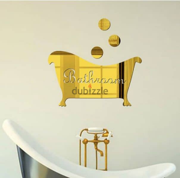 beautiful bathtub mirror decoration 0